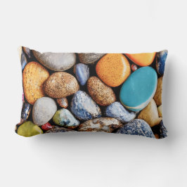 Rhinestoner i levande pastel färg lumbarkudde