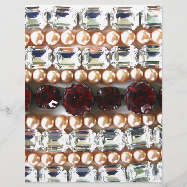 Rhinestones och pärlor - vintage smycken (Framsida)