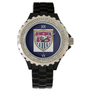 RhinestoneUSA fotboll Armbandsur