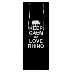 Rhino Älskare Gift Behålla Lugn och Kärlek Rhin
