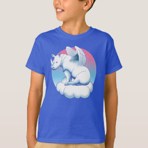 Rhino Angel - Medvetenhet om Rhinoceros-bevarande T Shirt