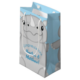 Rhino Baby Shower Blue