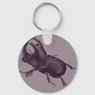 Rhino Beetle, Scarabeus Chorinaeus Nyckelring