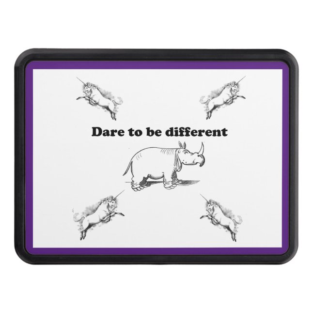 Rhino bland Unicorns riskerar att bli en annan Tec Dragkroksskydd (Framsidan)