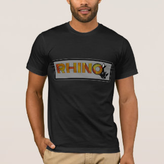 Rhino Brev Logotyp - O med Rhino Head Silhouette T Shirt