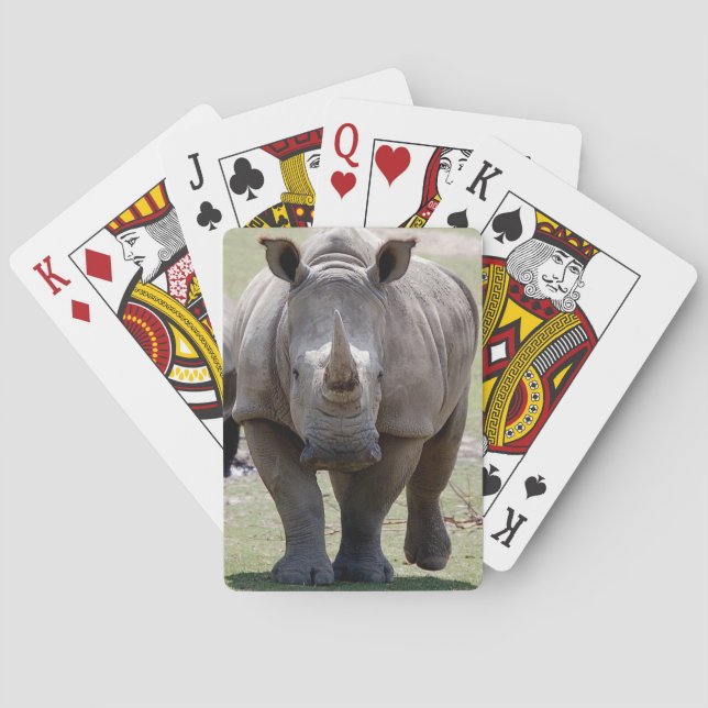 Rhino Card Deck Spel Kort (Baksidan)