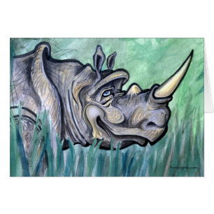 Rhino Hälsningskort