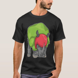 Rhino Helmet Football T Shirt