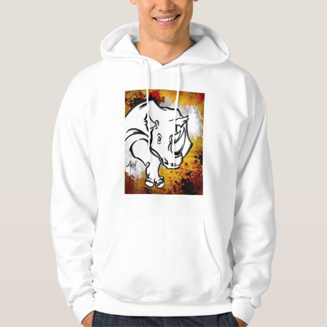 Rhino Hoodie (Framsida)