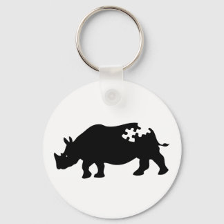 Rhino Keychain Nyckelring
