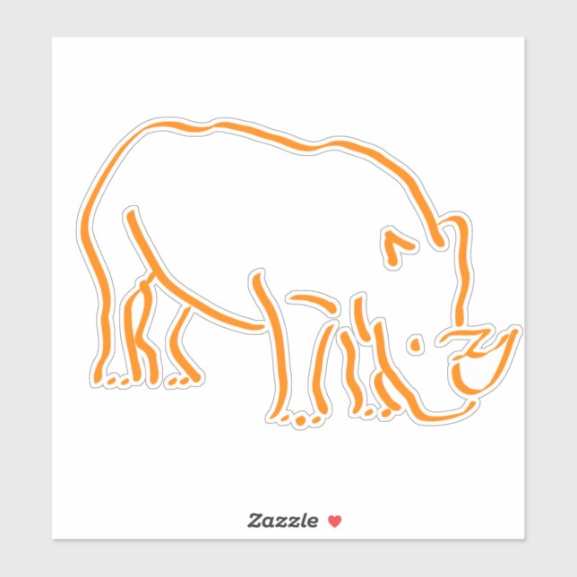 Rhino Klistermärken (Ark)