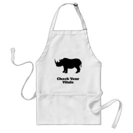 Rhino kolla dina injektionsflaskor förkläde