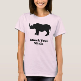 Rhino kolla dina injektionsflaskor t-shirt