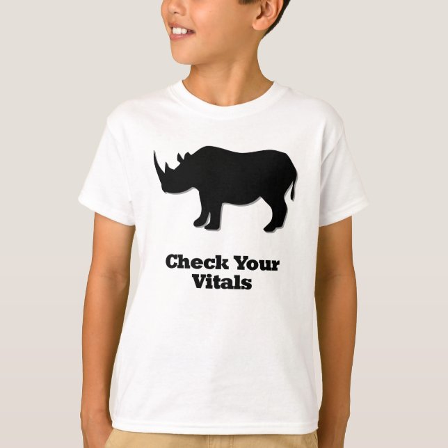 Rhino kolla dina injektionsflaskor tee (Framsida)