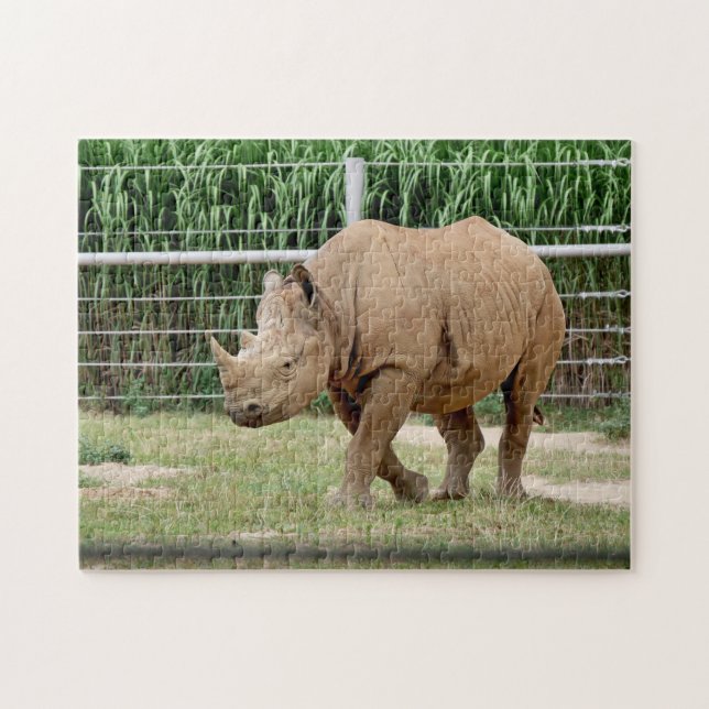 Rhino Leksak Jigszle Puzzle Pussel (Horisontell)
