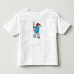 Rhino på Cricket med Cricket fladdermus T Shirt