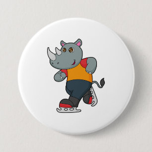 Rhino på isar med isskal knapp