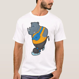 Rhino på isar med sillsäck t shirt
