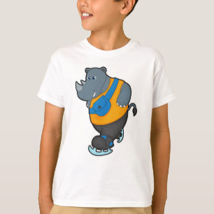 Rhino på isar med sillsäck t shirt
