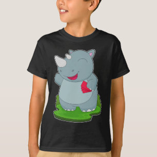 Rhino Poker-kort T Shirt