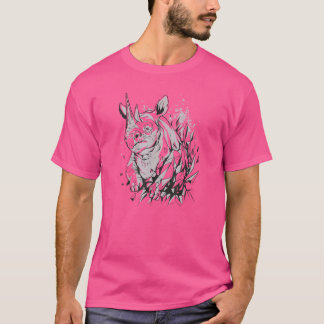 Rhino Polygonal Rhinoceros African Animals T Shirt