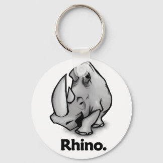 Rhino Rhino. Nyckelring