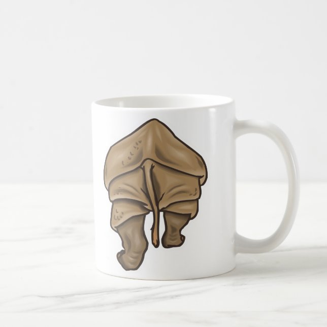 rhino-rumpa kaffemugg (Höger)