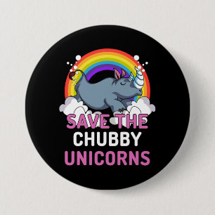 Rhino Spara Knubbiget Unicorns Magic Rainbow Knapp