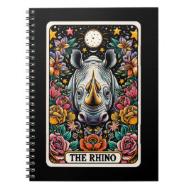 Rhino Spirit Tarot Card - bärbar dator Anteckningsbok