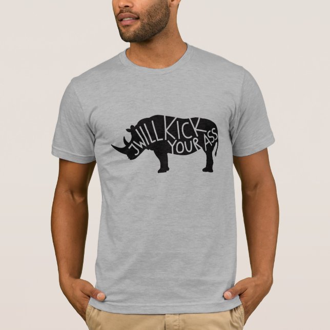 rhino t-shirt (Framsida)