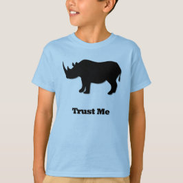 Rhino Trust Me svart T Shirt