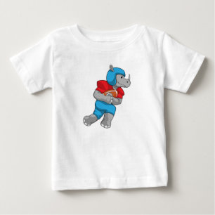 Rhino vid fotbollsportar t shirt