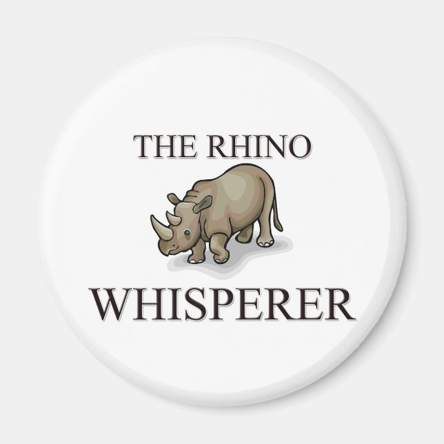 Rhino Whisperer Magnet (Framsidan)