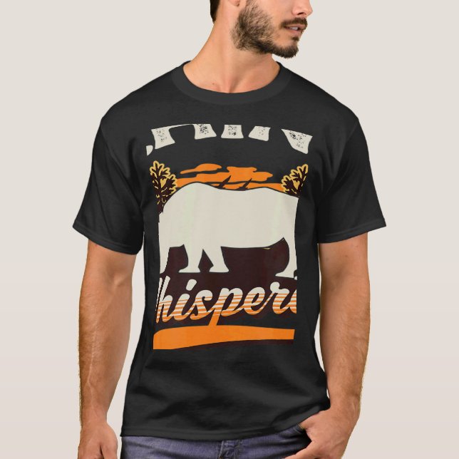 Rhino Whisperer T Shirt (Framsida)