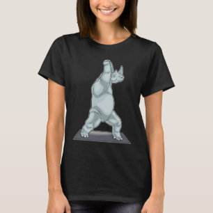 Rhino Yoga Yogamatta T Shirt