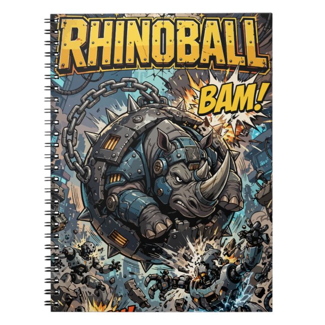 Rhinoball Anteckningsbok (Framsidan)