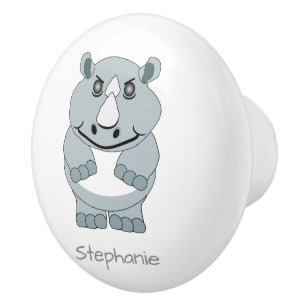 Rhinoceros Anpassad Design Knopp