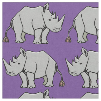 Rhinoceros Fabric Tyg