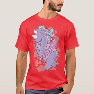 Rhinoceros Fairy Fantasy T Shirt