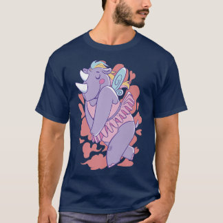 Rhinoceros Fairy Fantasy T Shirt