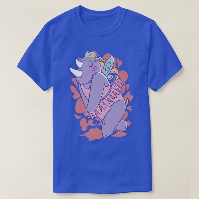 Rhinoceros Fairy FantasyT-Shirt T Shirt (Design framsida)