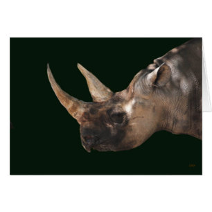 Rhinoceros Hälsningskort