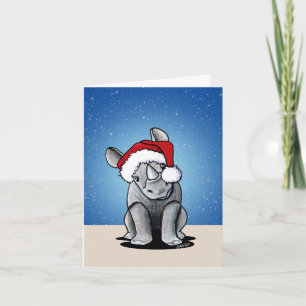 Rhinoceros julkort helgkort