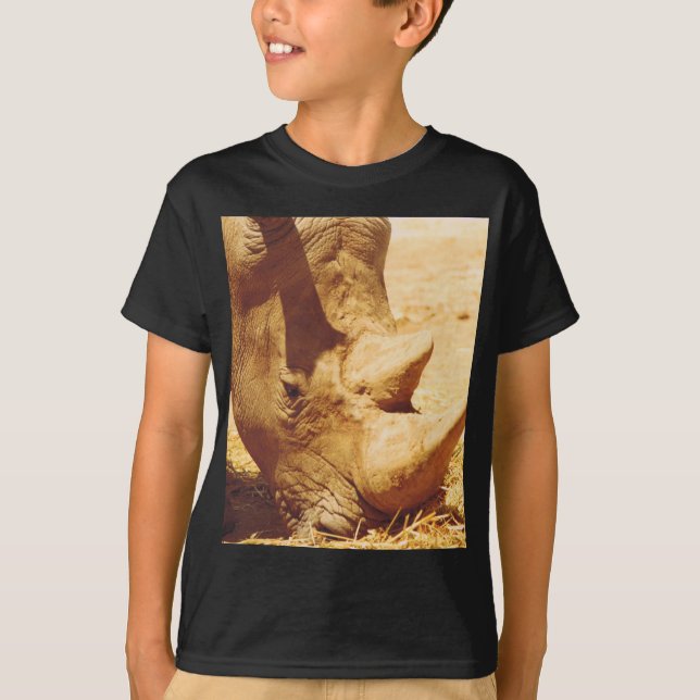 Rhinoceros Kärlek T Shirt (Framsida)
