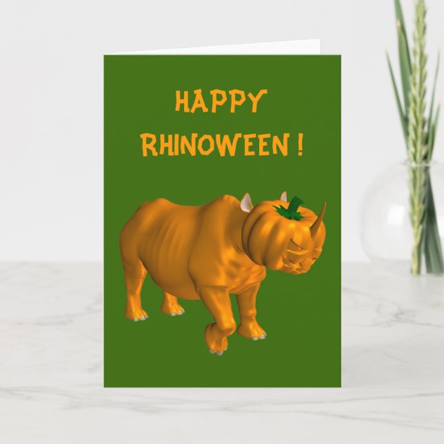 Rhinoceros Kort (Framsida)