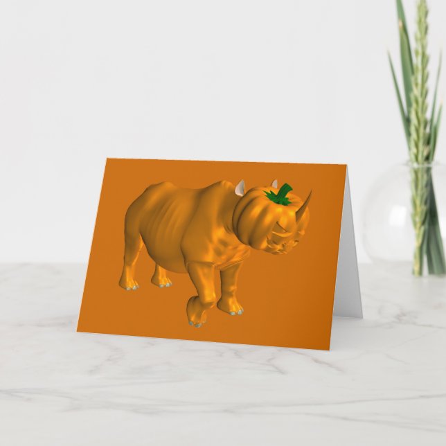 Rhinoceros Kort (Framsida)