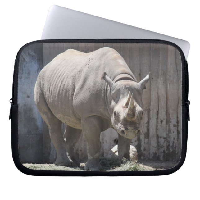Rhinoceros Laptop Sleeve (Framsidan)