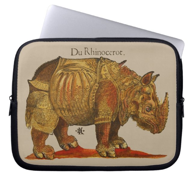 Rhinoceros Laptop Sleeve (Framsidan)