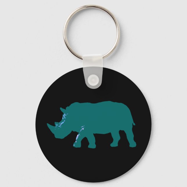 Rhinoceros Nyckelring (Framsida)