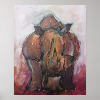 Rhinoceros. Poster